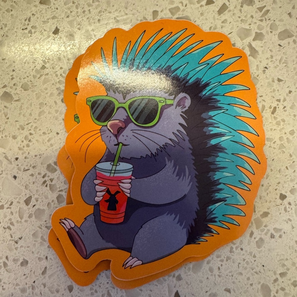 Dutch Bros Sticker Limited Edition Dutch Fan Made Sticker 6/04